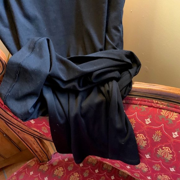 Dress, Le Château, fine jersey, black, all lining, Medium, deep boat neckline. - Picture 10 of 10